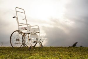 כיסא גלגלים של נכה
